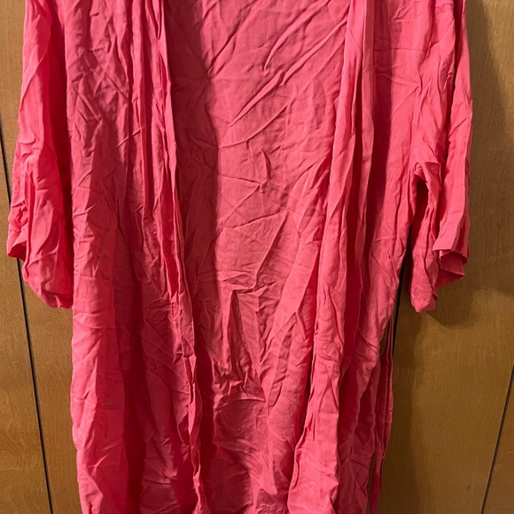 🔴 Red Robe Mini Dress with Detachable Belt Size M EUC - Picture 6 of 8